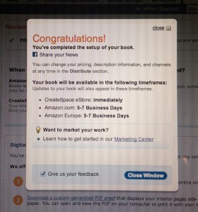 Createspace Announcement