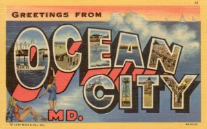 Ocean City Postcard