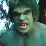 Lou Ferrigno as The Incredible Hulk, 1978.